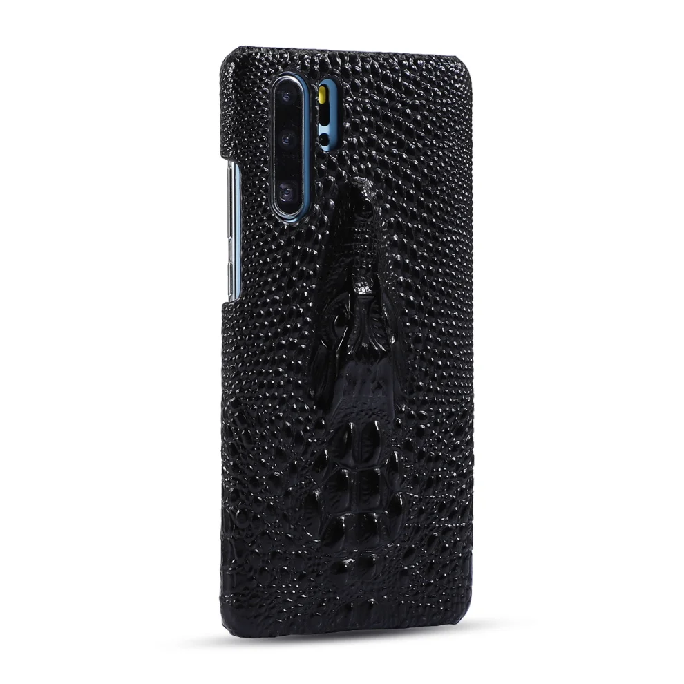 Стильный 3D чехол из натуральной кожи с драконом для huawei P30 Pro, роскошный чехол из натуральной кожи для huawei P30, чехол для телефона, корпус