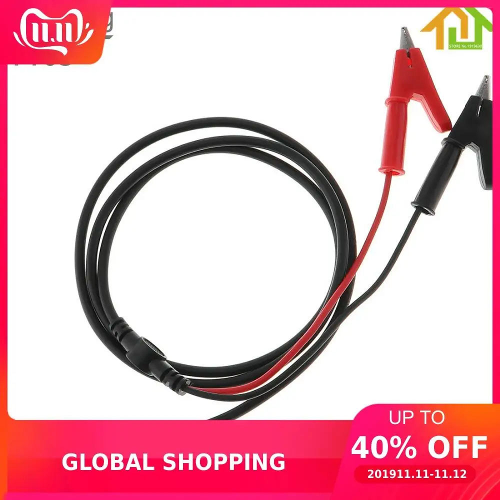 ZJMLING BNC Q9 To Dual Alligator Clip Plug Oscilloscope Test Probe Lead Cable | Строительство и ремонт