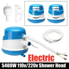 5400W Hot Water Heater Shower Heater Faucet Instant Hot Water Tap Shower Tankless Electric Faucet Instantaneous Bathroom
