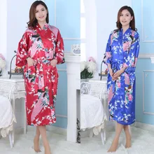 17 цветов традиционное кимоно Haori женское винтажное платье с павлином для женщин японская юката костюм для косплея «Пижама»