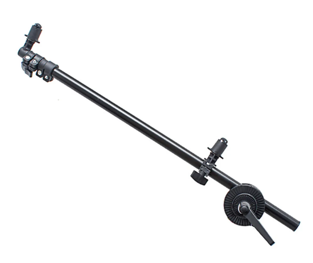 

Studio Photo Bracket Grip Holder 26-69/65-175cm Swivel Head Reflector Arm Support Black, Holding Cross Lighting Boom Stand