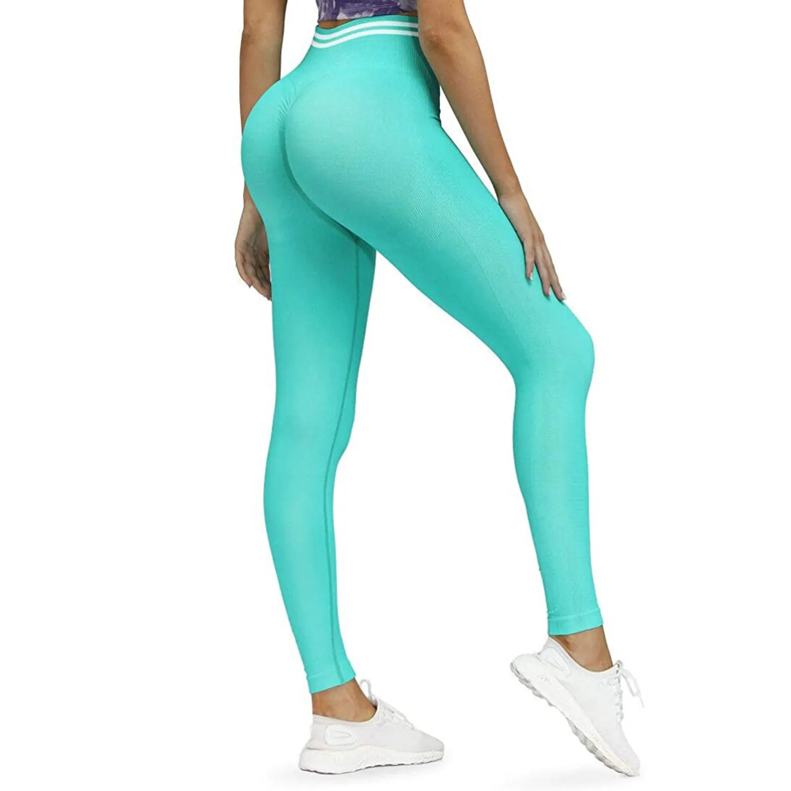 Women's Solid Color Butt Lifting 