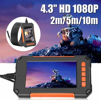 

Endoscope Camera 1080P HD 4.3'' Screen Professional Inspection Camera Handheld Snake Camera with 8 LED IP67 Waterproof