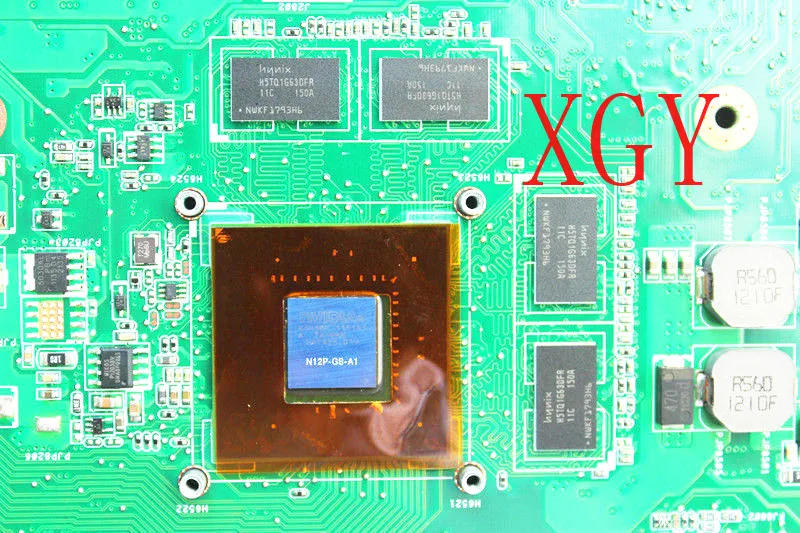 For ASUS N73S N73SV N73SM Laptop Motherboard REV 2.0 GT540M 3 Ram Slots PGA989 100% Test ok