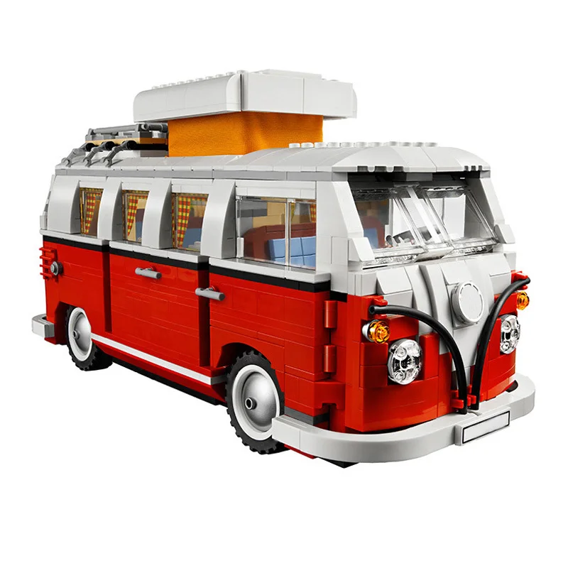 21001 21002 21003 Creator T1 Camper RV туристическая машина 1354 шт. модель строительные блоки игрушки MOC 10220 10242 1025
