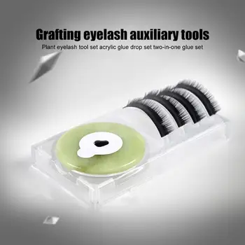 

Professional Grafting Eyelashes Display Stand Silicone Pad Grafting Eyelashes Effect Display Rubber Stand Eyelash Extensions Too