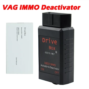 

VAG Drive Box OBD 2 OBD2 Immobilizer IMMO Deactivator Activator for Audi EDC15/ME7 VAG IMMO Deactivator NO NEED TO COMPUTER!!!