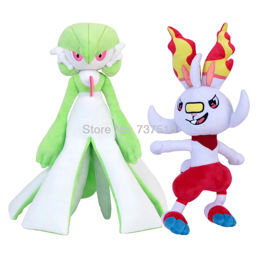 Новинка; мягкое белое вечернее платье в стиле аниме; Gardevoir Super Scorbunny; плюшевые куклы; детские игрушки; рождественские подарки