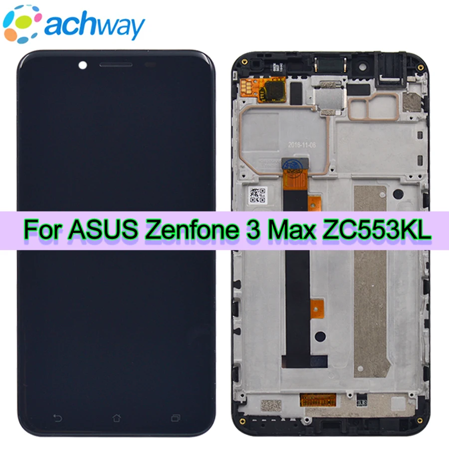 Оригинальный ЖК дисплей для Asus Zenfone 3 Max ZC553KL X00DD панель сенсорного экрана в сборе с