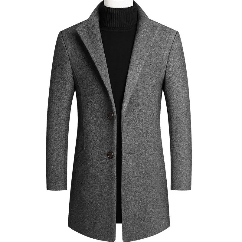 Winter 30% Wool Blend Jacket Coat for Men