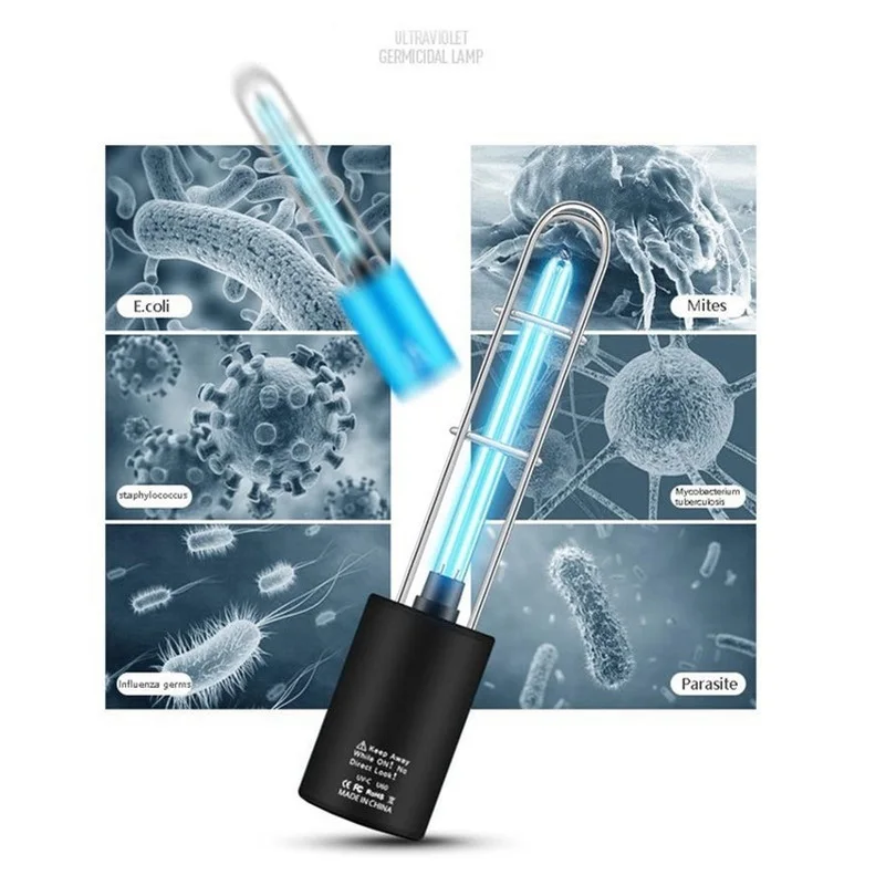 Portable UV Disinfection Sterilizer Light Germicidal UVC Lamp Ozone LED Light Bulb Ultraviolet Sterilizer Home Room Lamp
