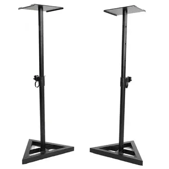 

2pcs Adjustable Speaker Stand Professional Speaker Holder Folding Monitor Stands Speaker Accessories