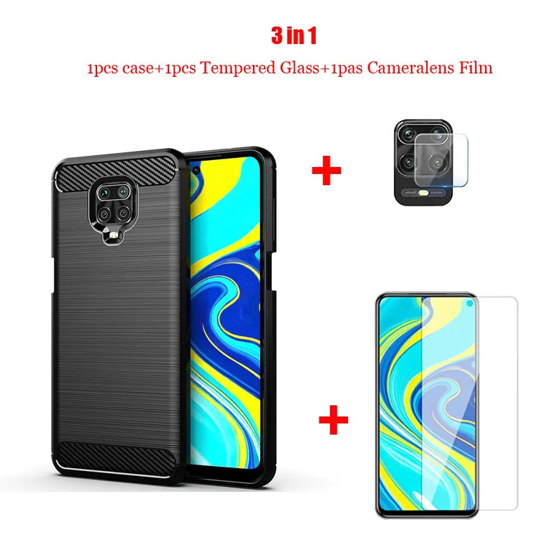 Чехол из углеродного волокна для Xiaomi Redmi note 9S 8T K30 9 Pro max mi 10 Силиконовый ТПУ чехол