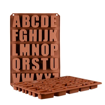 

Silicone Letter Mold, Large Number Chocolate Molds 26 Alphabets Candy Tray Molds Baking Cake Pan for DIY Cookies, Cake