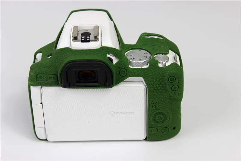 Резиновый силиконовый чехол для Canon EOS 200D 200DII 250D Kiss X9 X10 Rebel SL2 SL3 защитная рамка для камеры