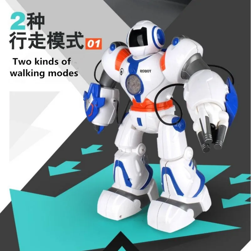 Intelligent Multi-functional Smart RC Robot  Dancing and Musical RC Robot Electronic Toy Shooting Shots RC Battle Robot Toy Gift 3