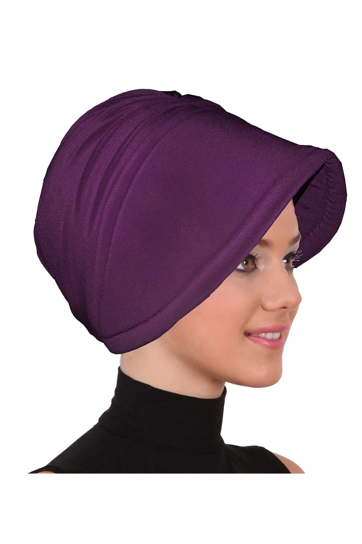 2022 New Fashion Hat Ready Made Turban Hijab Bonnet Scarf Cancer Cap Special Women Product Beret Bandana Shawl Muslim Chemo All Season Rib Bead Pool