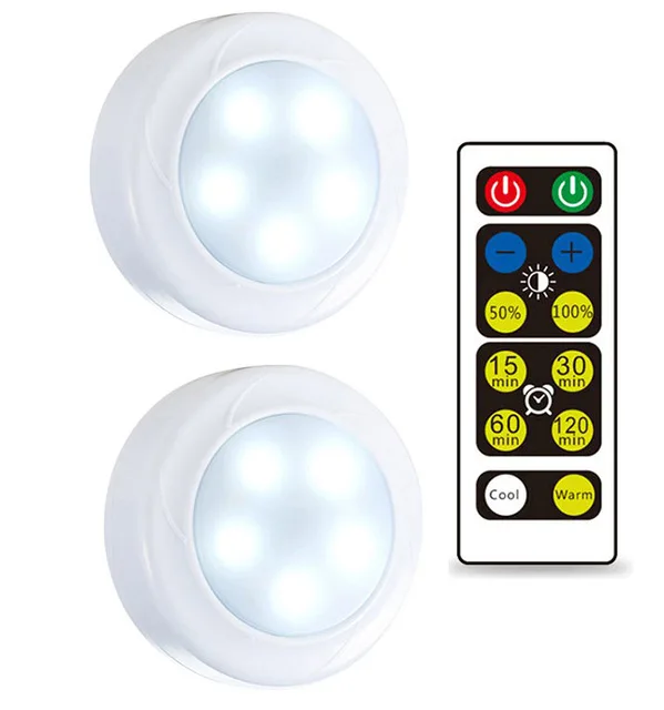 2 lamp 1 controller Светодиодный светильник под шкаф датчик касания с регулируемой яркостью ночник с умным пультом дистанционного управления для кухни спальня освещение для шкафа лампа - Цвет: 2 lamp 1 controller