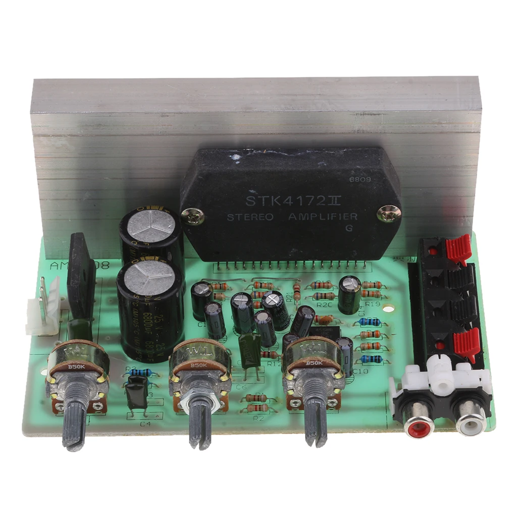 DX0408 Digital Power Audio Stereo Amplifier Board DC 12V 100W
