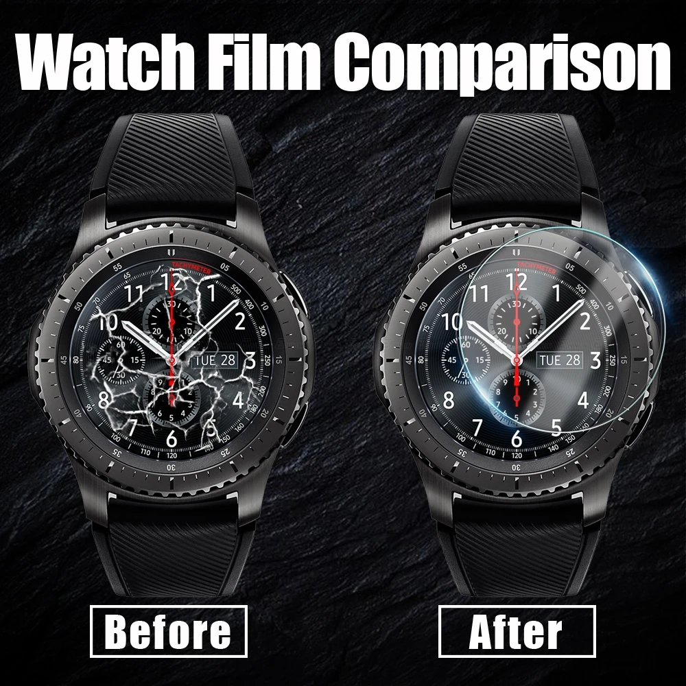 9H 2.5D прозрачное закаленное стекло для Samsung Galaxy Smart Watch Watch3 3 41 мм 45 46 42 Gear S3 S2 LTE 3G
