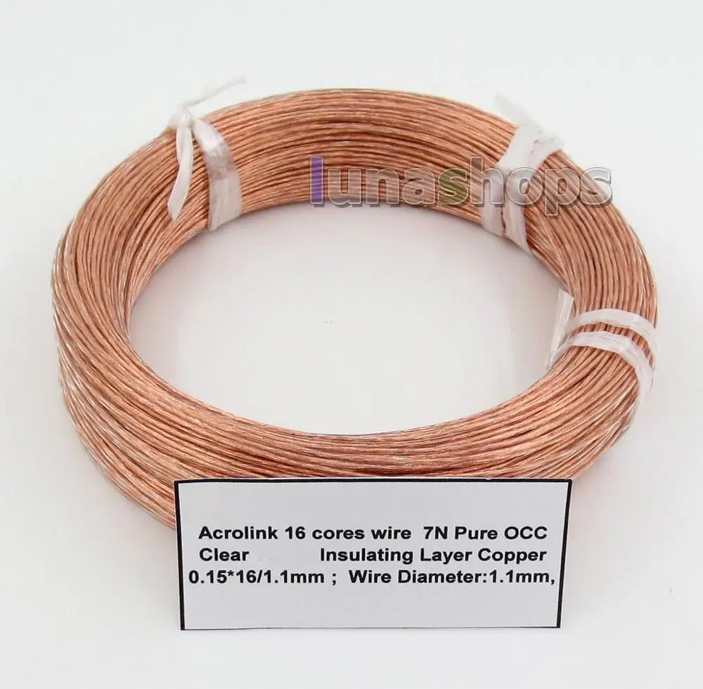 LN005669 Acrolink 16 cores Pure 7N OCC Signal Wire Cable 0.3mm2 0.15mm