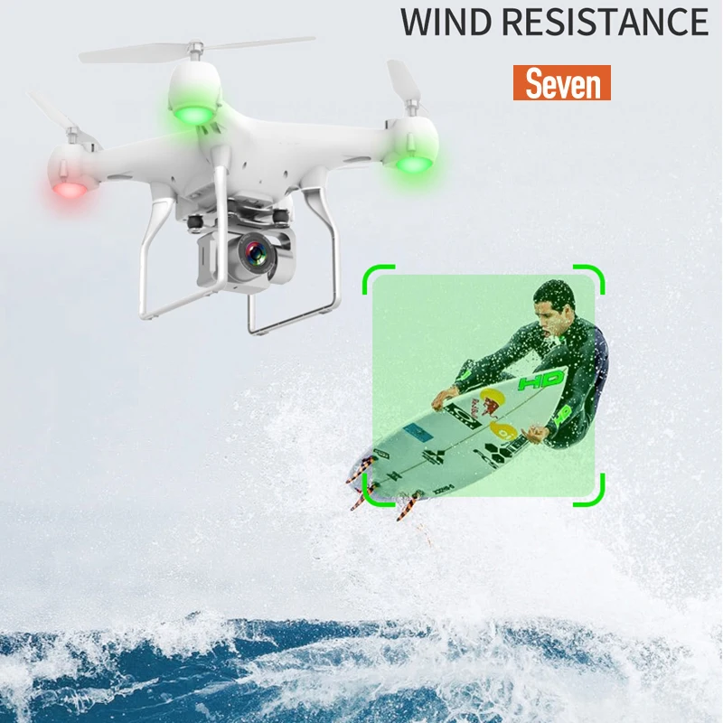 Радиоуправляемый квадрокоптер Дрон 4K WiFi FPV HD камера Радиоуправляемый вертолет оптический поток высота удержания полета 20 минут самолет Квадрокоптер игрушки