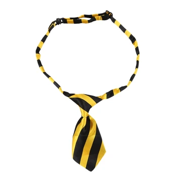 

Dog Cat Pet Collar Accessory Bow Tie Necktie Black Orange