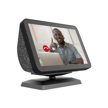 

GGMM ABS Stand Mount Anti-Slip Base Bracket for Amazon Echo Show 8 full 360 degree Adjustable rotatable bracket Speaker Holder