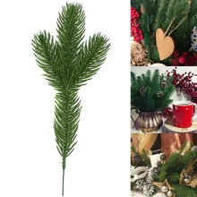 10/30/50 PCS Artificial Pine Branches Christmas Tree Xmas Ornaments Home Decors AN88