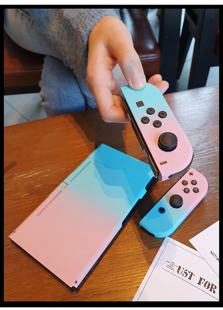 Joycon корпус градиентный цвет защитный чехол Joy Con контроллер жесткий корпус полный чехол оболочка для kingd переключатель игровой консоли