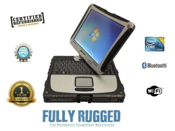 

Fully Rugged Panasonic Toughbook Cf 19 i5 Win 7 Or Win 10 Touchscreen, 4 Gb 500 Gb diagnostic laptop Convertible 2-in-1 Tablet
