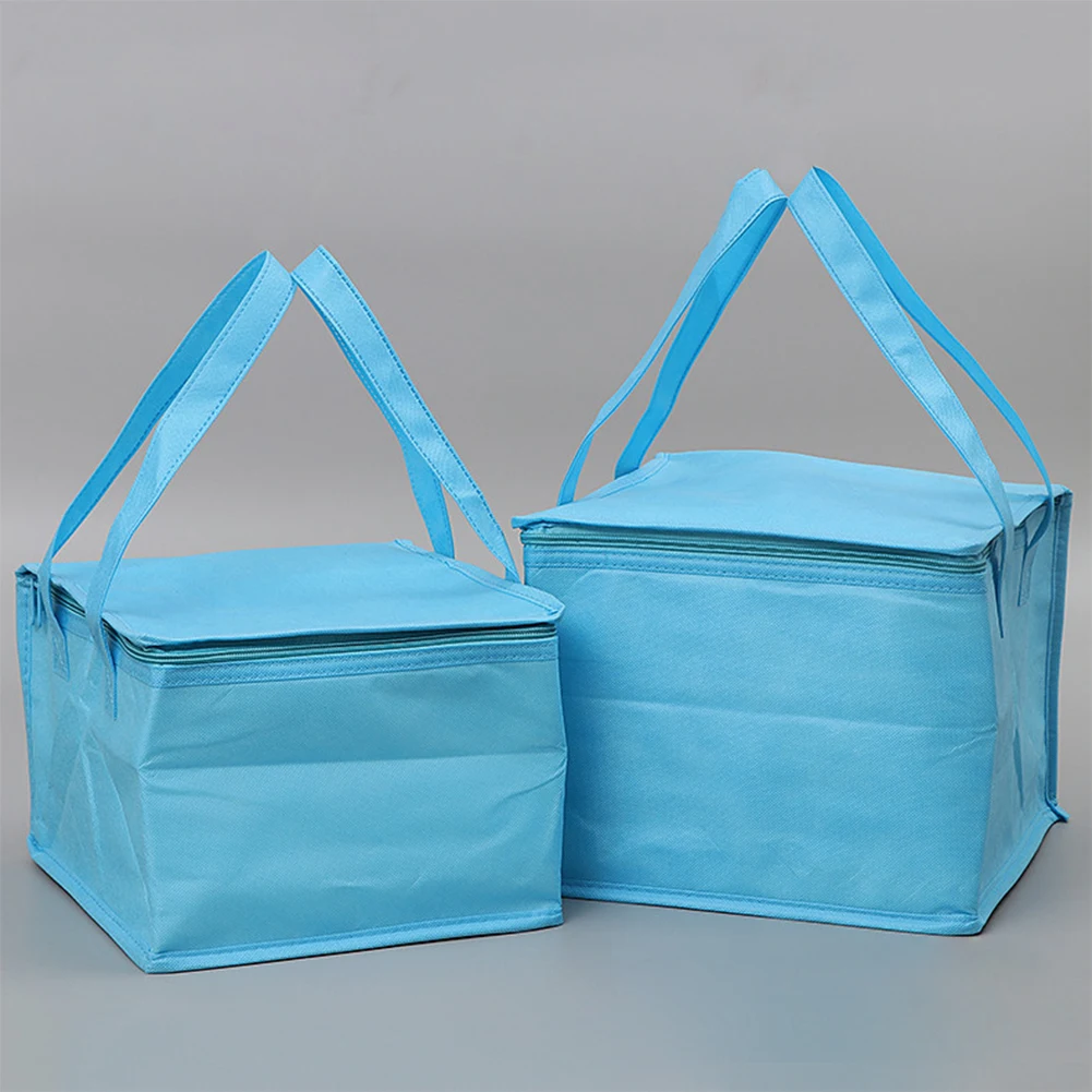 

2PCS Cake Multi-Purpose Delivery Outdoor Activities Ice Pack Fruit Cooler Bag Food Double Layer Large Capacity Thicken Portable