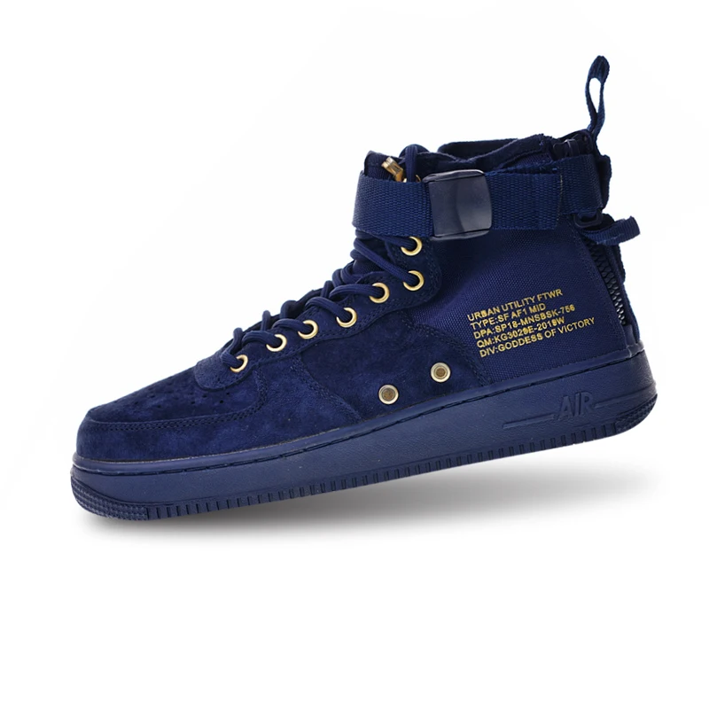 Nike SF Air Force 1 универсальные кроссовки, спортивная обувь для скейтбординга, желтый цвет, для мужчин, 917753-302, 40-45