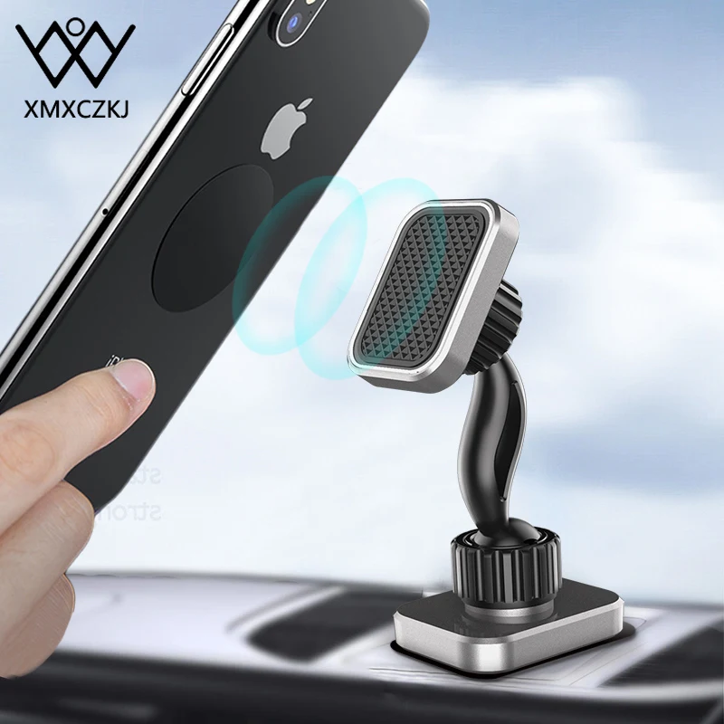 Универсальная Магнитная автомобильная подставка для телефона в машину для iPhone 11 Redmi Note 8Pro, двойной магнит, крепление для мобильного телефона, поддержка gps