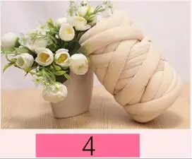 4 250 г/шар Порошковая хлопковая стиральная машина для чистки DIY ручного вязания пряжи одеяло Pet гнездо пряжа для ковров - Цвет: 4