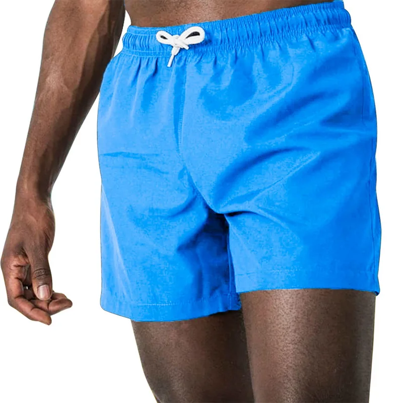 

CYSINCOS 2020 Men Quick Dry Solid Swimming Shorts For Men Swimwear Man Swimsuit Swim Trunks Summer Bathing Beach Wear Surf Boxer