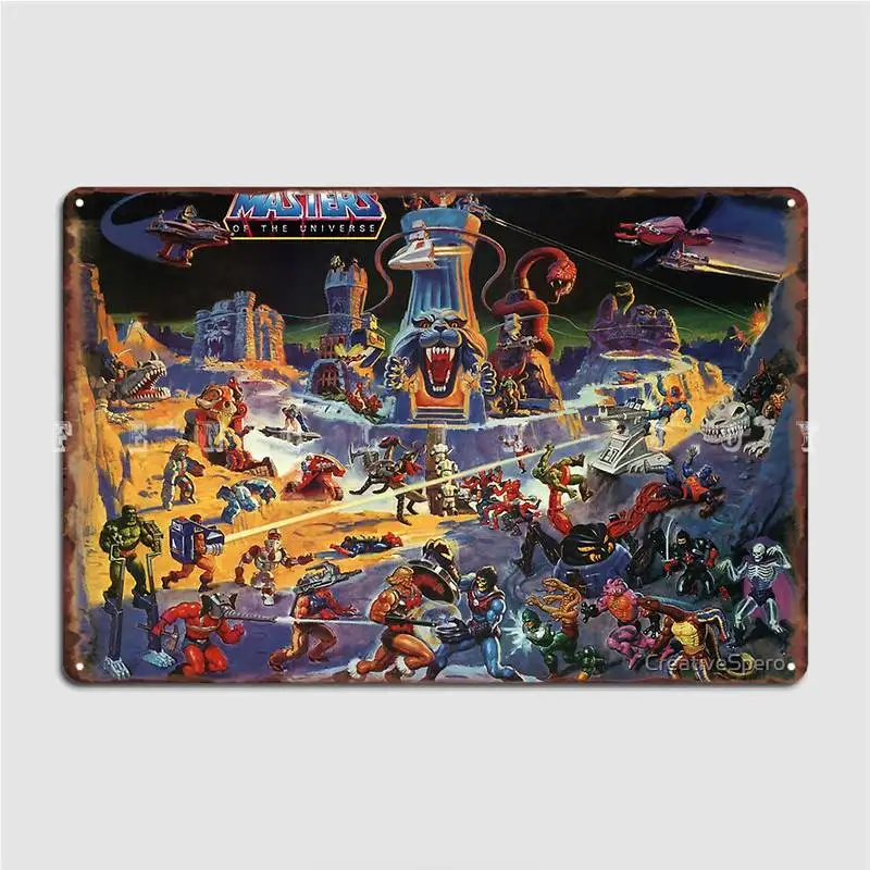 Master Of The Universe Poster Targa In Metallo Club Pub Garage Targhe Vintage Targhe In Latta Poster