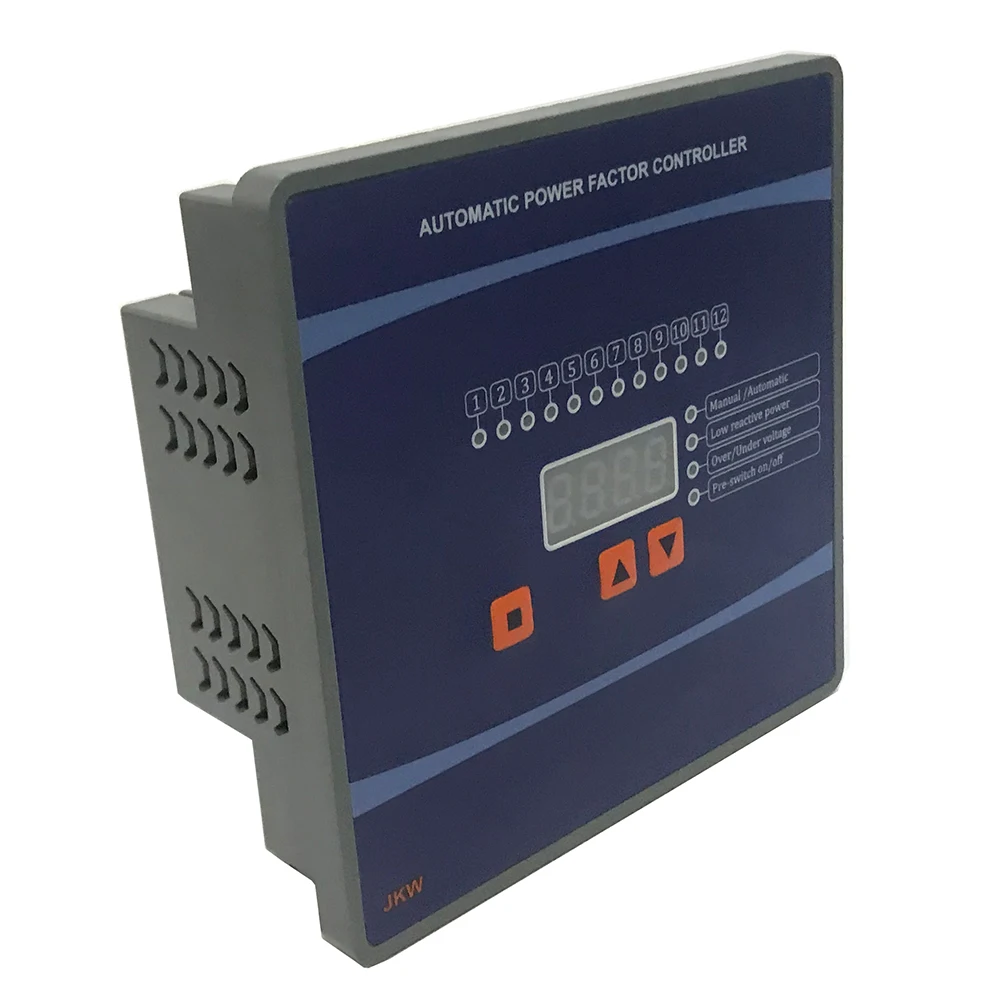 C 12 Steps JKW Intelligent Reactive Power Auto Compensation Controller Ub-Uc Voltage 380v