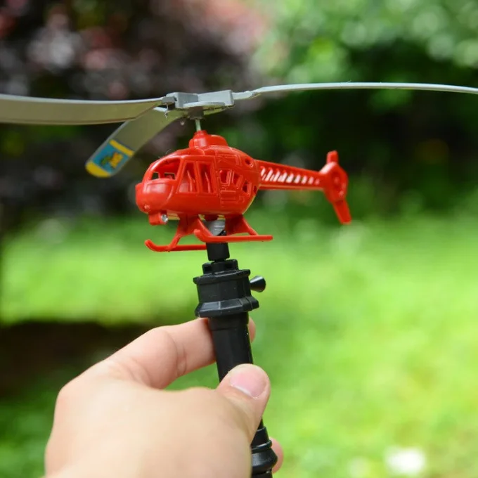 Blister Card-Handle Bracing Wire Airplane Power Helicopter Airplane Can Fly Overhead of Bracing Wire Airplane Children Outdoor