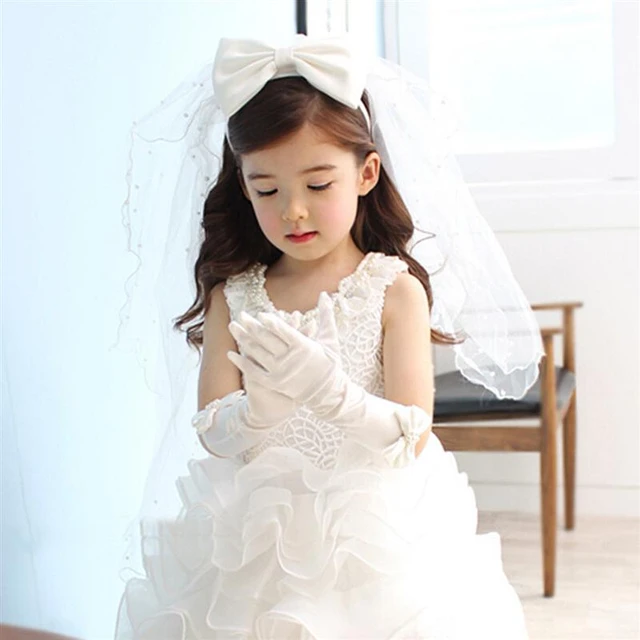 First Communion Flower Comb with Veil  Buy First Communion Veils for Sale  -Shop First Communion Dresses