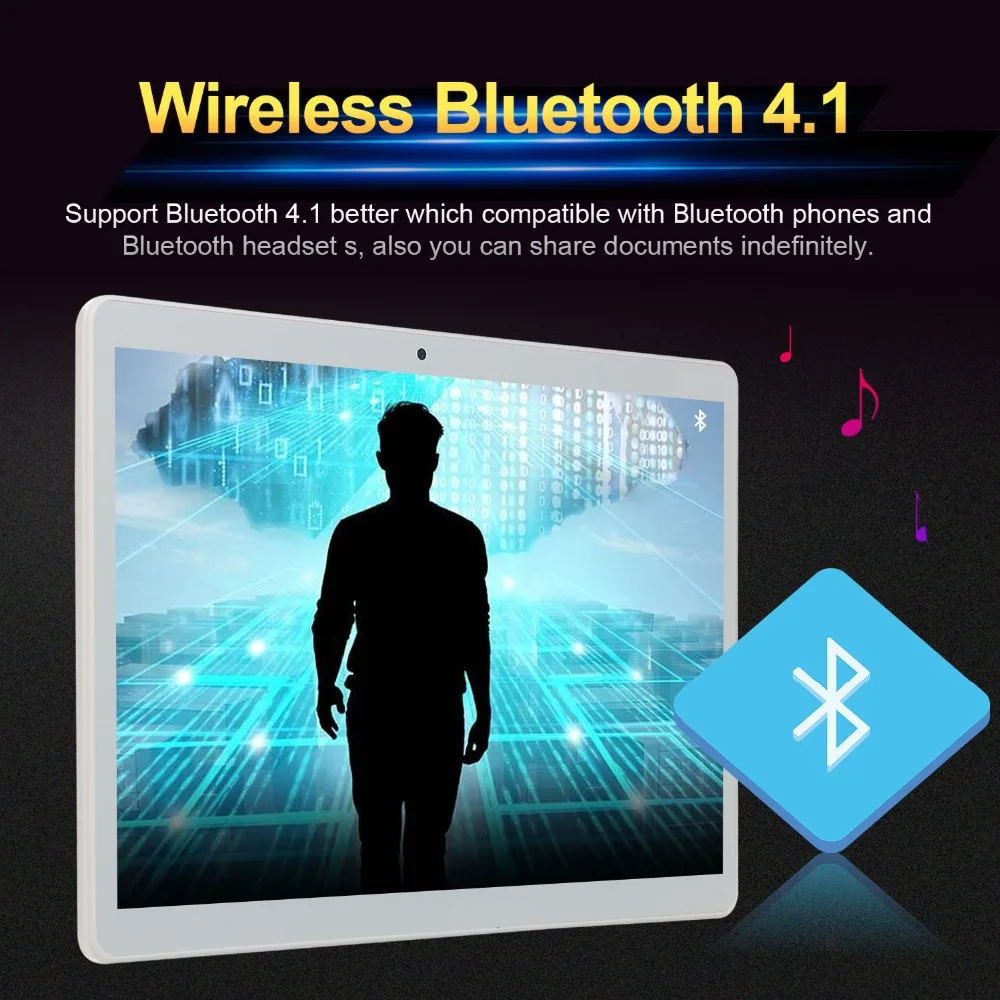 10,1 дюймовый планшетный ПК десять ядер 3G Телефонный звонок Google market gps WiFi FM Bluetooth 10,1 планшеты 6G+ 64G Android 8,0 tab