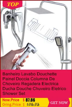 Набор для душа Regendouche Regadera Electronica Preto Black Colonne Salle De Bain Do Banheiro Doccia Chuveiro Eletrico Douche