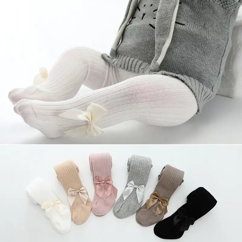 baby tights with bows