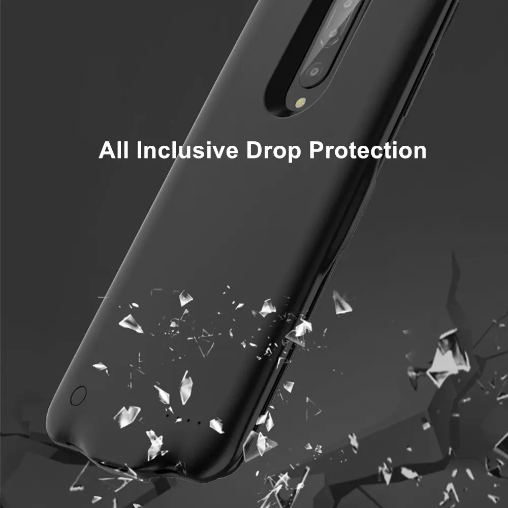 Чехол с аккумулятором 6800 мАч для Oneplus 7 7T 7T Pro, мягкий чехол из ТПУ для зарядки телефона, внешний аккумулятор, чехол для аккумулятора