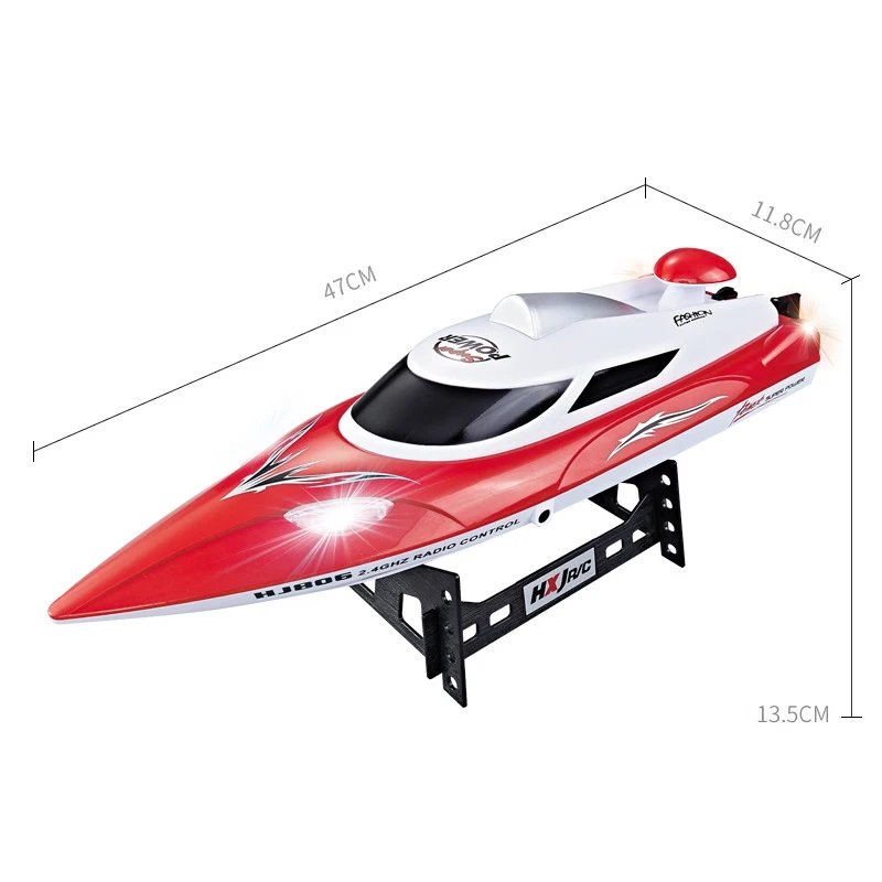 HJ806 Electric RC Boat 35KM/H High Speed Radio Remote Controlled Speedboat Racing Ship Steerable Boats Toy VS Feilun FT012 FT011 HJ806 Electric RC Boat 35KM/H High Speed Radio Remote Controlled Speedboat Racing Ship Steerable Boats Toy VS Feilun FT012 FT011