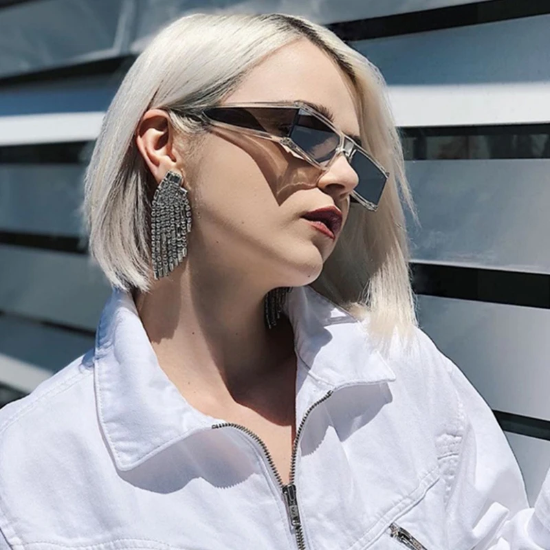 small black rectangle sunglasses