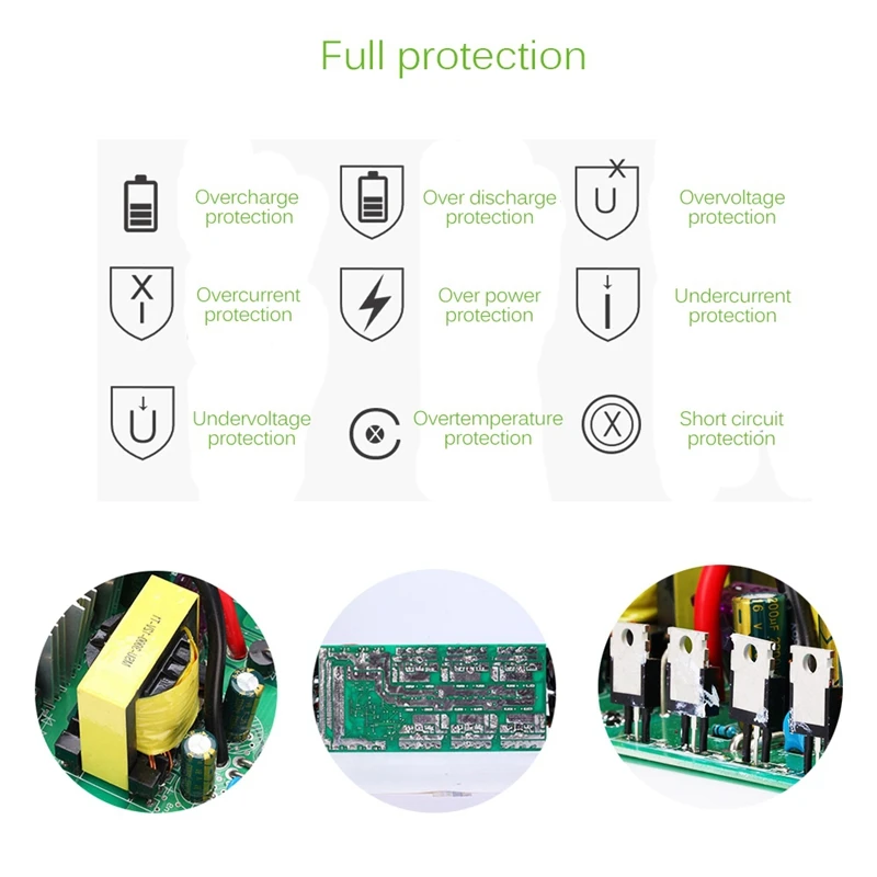 18V20W Панели солнечные+ 12 В 40/50/60A контроллер+ 1000W инвертор Dc12V-Ac230V Солнечный Мощность поколения комплект, для использования на улице и в дом(50A