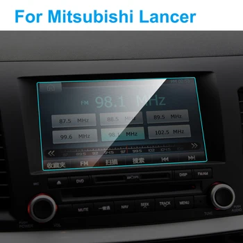 

Car GPS Navigation Screen Protector for Mitsubishi Lancer Interior Tempered Glass Touch Screen Protective Film Car Accessories