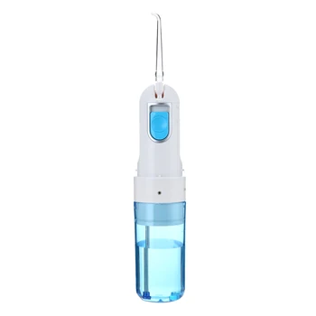 

Portable Cordless Water Flosser Rechargeable Electronic Oral Irrigator Dental Care Tooth Cleaning Tool with 5 Jet Tips
