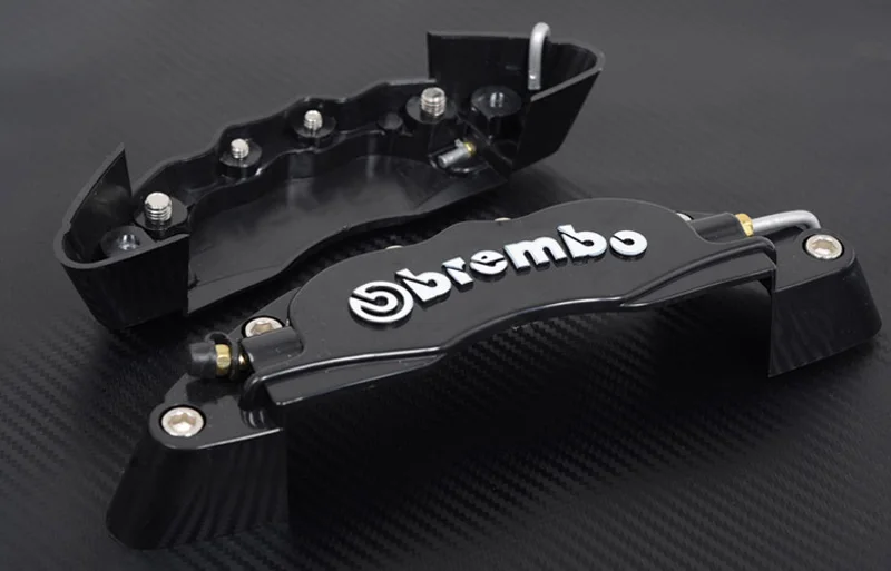 

2PCS disc brake Caliper Cover 3D Word silver Brake cover Fit to 14-19 Inches Car 2S Universal Kit